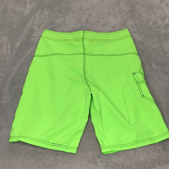 Hurley One & Only Neon Green Boardshorts 22" Size 30 New - Picture 6 of 6
